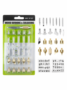 Набор для выжигания по дереву 36 в 1 с подставкой Помощник PM-INP28